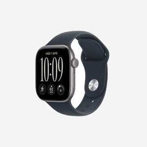 Montre connectée Apple Watch Series 12 OLED 42mm 374x446 pixels écran tactile 5G GPS WiFi satellite gris - Miniature 1