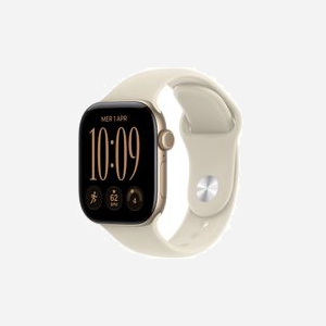 Montre connectée Apple Watch Series 12 OLED 42mm 374x446 pixels écran tactile GPS WiFi boîtier or - Miniature 1