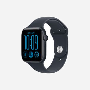 Montre connectée Apple Watch SE 3ème génération OLED 44mm 368x448 pixels écran tactile GPS WiFi coloris Marine - Miniature 1