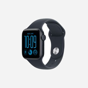 Apple Watch SE 3ème génération OLED 40mm 324x394 pixels écran tactile GPS WiFi 5G boîtier Marine - Miniature 1