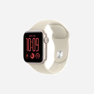 Apple Watch SE 3ème génération OLED 40mm 324x394 pixels tactile GPS WiFi 5G beige aluminium watchOS - Miniature 1