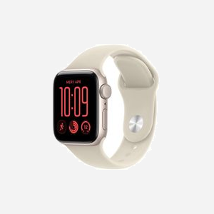 Montre connectée Apple Watch SE 3ème génération OLED 40mm 324x394 pixels tactile beige Wi-Fi GPS - Miniature 1