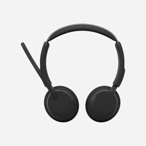 Casque Jabra Evolve3 45 sans fil Bluetooth USB Type-C arceau 3 microphones pour bureau et centre d'appels noir - Miniature 3