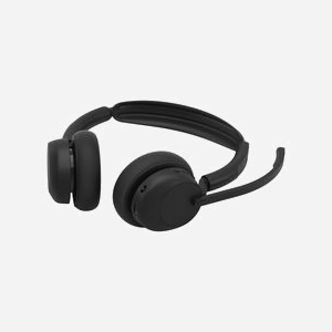 Casque Jabra Evolve3 45 sans fil Bluetooth USB Type-C arceau 3 microphones pour bureau et centre d'appels noir - Miniature 4