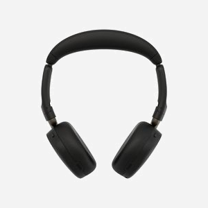 Casque sans fil Jabra Evolve3 65 Flex Bluetooth USB Type-A réduction de bruit adaptative IA arceau pliable noir - Miniature 4