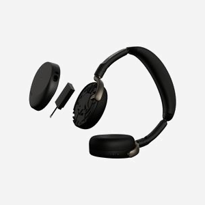 Casque sans fil Jabra Evolve3 65 Flex Bluetooth USB Type-A réduction de bruit adaptative IA arceau pliable noir - Miniature 5