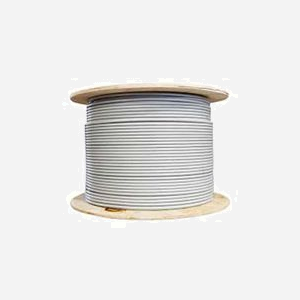 Câble réseau Lanview LVN122163 Cat6a U/FTP blindé 305m blanc rond LSZH pour transmission données haute vitesse - Miniature 2