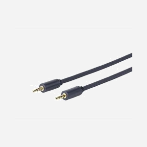 Câble audio Vivolink PROMJ25 jack 3.5mm mâle/mâle 25m blindage aluminium connecteurs plaqués or noir - Miniature 1