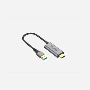 Adaptateur Vivolink PROADHDMI USB-A et HDMI vers USB-C 0,15m 4K@30Hz USB 3.0 pour caméras et écrans - Miniature 4