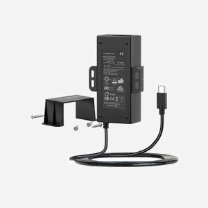 Chargeur USB-C Vivolink VLUSBCPWR100 100W Power Delivery universel avec support de montage et câbles EU/UK - Miniature 1