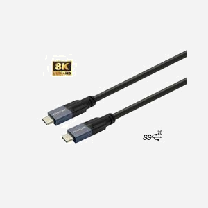 Câble USB-C Vivolink PROUSBCMM7.5 USB 3.2 Gen 2x2 7.5m 20Gbps 100W DisplayPort Alt Mode noir