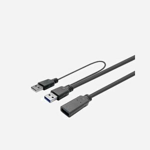 Câble USB Vivolink PROUSB3AAF15C USB 3.2 Gen 1 actif 15m USB-A mâle/femelle cuivre 99.9% noir