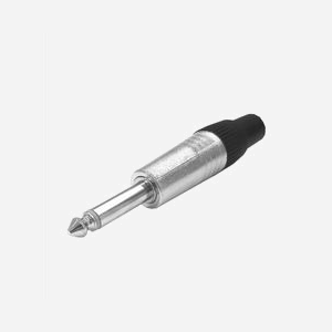 Câble audio Vivolink PROJACK6.3 jack 6,35mm mono connecteurs scène haute performance construction robuste noir - Miniature 1