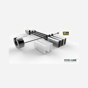 Adaptateur Vivolink PROADRING7S anneau multi-connecteurs USB-C DisplayPort mini-DisplayPort vers HDMI 4K@60Hz aluminium - Miniature 2