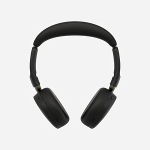 Casque sans fil Jabra Evolve3 65 Flex Bluetooth USB Type-C réduction de bruit adaptative IA arceau pliable noir - Miniature 4