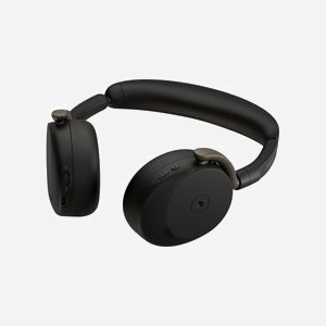 Casque sans fil Jabra Evolve3 65 Flex Bluetooth USB Type-A réduction de bruit adaptative IA arceau pliable noir - Miniature 5