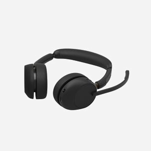 Casque sans fil Jabra Evolve3 65 Bluetooth USB Type-A arceau avec 4 microphones réduction de bruit adaptative noir - Miniature 5