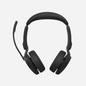 Casque sans fil Jabra Evolve3 65 Bluetooth USB Type-A arceau avec 3 microphones réduction de bruit adaptative noir - Miniature 2