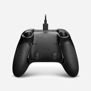 Manette Scuf Gaming Valor filaire USB avec palettes arrière TMR et gâchettes instantanées pour Xbox Series X/S/One et PC gris acier - Miniature 4
