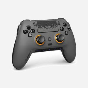Manette Corsair SCUF Omega Gris Bluetooth/USB 2.4GHz avec palettes arrière joysticks TMR gâchettes instantanées pour PlayStation 5 et PC - Miniature 4