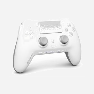 Manette Corsair SCUF Omega Blanc Bluetooth/USB 2.4GHz PlayStation 5 PC avec palettes TMR joysticks Omron - Miniature 4