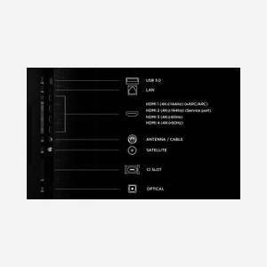 Téléviseur TCL A400 55A400 55" 139,7cm 4K Ultra HD QLED Smart TV WiFi 600 cd/m² PPI 4500 DVB-T2/S2/C noir - Miniature 5