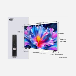 Téléviseur TCL P6L 65P6L 65" 165cm 4K Ultra HD 3840x2160 QLED Smart TV WiFi 280 cd/m² DVB-T2/S2/C noir - Miniature 4