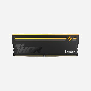 Mémoire Lexar THOR RGB 2nd Gen 32GB Kit 2x16GB DDR5-6000 MT/s CL38 288-pin DIMM avec éclairage RGB noir - Miniature 1