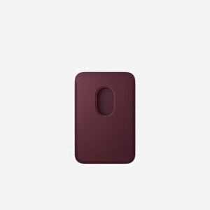 Porte-cartes Apple en tissage fin avec MagSafe pour iPhone 3 cartes compatible Localiser coloris Bordeaux - Miniature 2