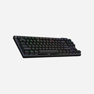 Clavier mécanique Logitech G PRO X TKL sans fil RF + Bluetooth AZERTY rétroéclairage RGB pour gaming noir - Miniature 3