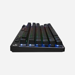 Clavier mécanique Logitech G PRO X TKL sans fil RF + Bluetooth AZERTY rétroéclairage RGB pour gaming noir - Miniature 4