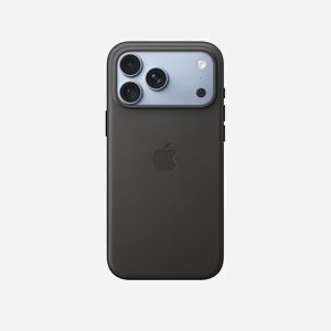 Coque Apple en tissage technique avec MagSafe pour iPhone 18 Pro Max polyester recyclé boutons aluminium noir - Miniature 3