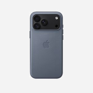 Coque Apple tissage technique MagSafe iPhone 18 Pro Max polyester recyclé TPU boutons aluminium bleu chambray - Miniature 4