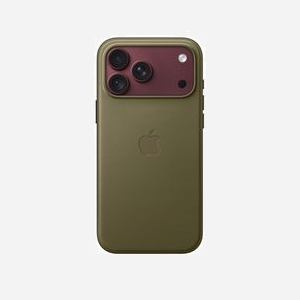 Coque Apple en tissage technique polyester recyclé avec MagSafe pour iPhone 18 Pro Max coloris Olive - Miniature 2