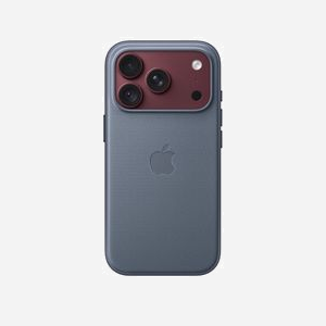 Coque Apple en tissage technique polyester recyclé avec MagSafe pour iPhone 18 Pro Bleu chambray MKD54ZM/A - Miniature 2