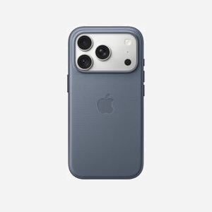 Coque Apple en tissage technique polyester recyclé avec MagSafe pour iPhone 18 Pro Bleu chambray MKD54ZM/A - Miniature 3