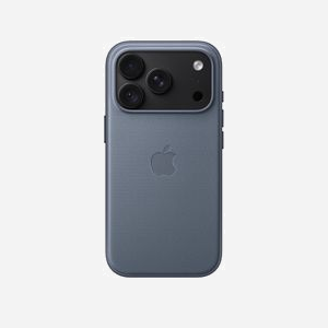 Coque Apple en tissage technique polyester recyclé avec MagSafe pour iPhone 18 Pro Bleu chambray MKD54ZM/A - Miniature 4
