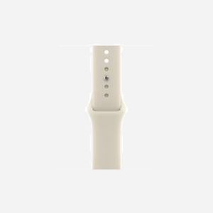Bracelet Apple Sport 40mm taille M/L en fluoroélastomère coloris sable avec fermeture à clou et passant