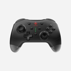 Manette Deltaco Gaming GAM-183 sans fil Bluetooth/USB pour Nintendo Switch et iOS avec batterie 8h noir