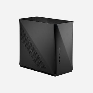 Boîtier Fractal Design Era ITX Mini-Tower Charbon ATX/SFX ventilateur 80mm support 2.5"/3.5" 166x325x307mm - Miniature 2