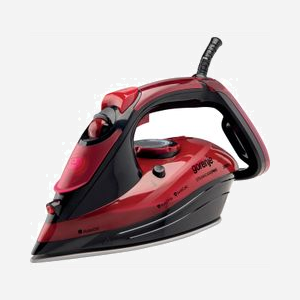 Fer à repasser Gorenje SIH2800BF 2800W vapeur et sec semelle céramique câble 2,5m noir et rouge - Miniature 1