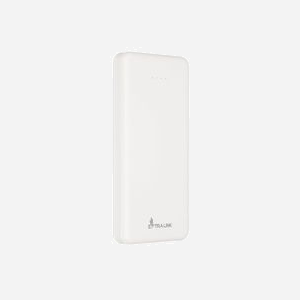 Batterie externe Extralink EPB-078W 10000 mAh lithium-polymère 2x USB blanc compact pour smartphone et tablette - Miniature 2