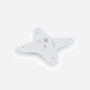 Support de plafond WANBO plaque d'adaptation universelle 170x170x10mm aluminium argent pour projecteur