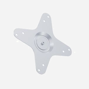 Support de plafond WANBO plaque d'adaptation universelle 170x170x10mm aluminium argent pour projecteur - Miniature 3