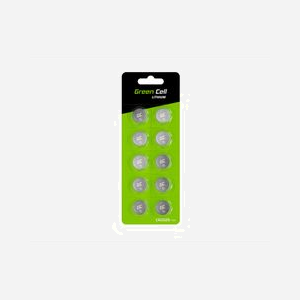 Pile bouton Green Cell XCR04 CR2025 3V Lithium usage unique 2,4mm hauteur 19,8mm diamètre 2,4g