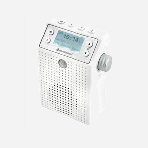 Radio portable Soundmaster DAB60WE numérique DAB+ FM 3W RMS batterie Li-Ion 1200mAh blanche étanche - Miniature 1