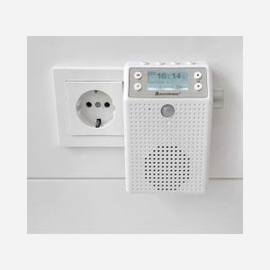 Radio portable Soundmaster DAB60WE numérique DAB+ FM 3W RMS batterie Li-Ion 1200mAh blanche étanche - Miniature 2