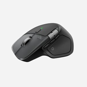 Souris Logitech MX Master 4 for Mac Bluetooth Laser 8000 DPI 8 boutons programmables droitier argent - Miniature 2