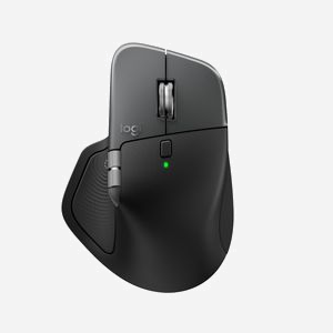 Souris Logitech MX Master 4 for Mac Bluetooth Laser 8000 DPI 8 boutons programmables droitier argent - Miniature 5