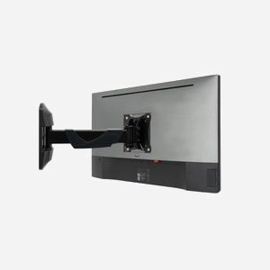 Support mural Lindy 40713 pour écran 10-26" VESA 75x75-100x100mm charge 20kg rotation 360° noir - Miniature 2